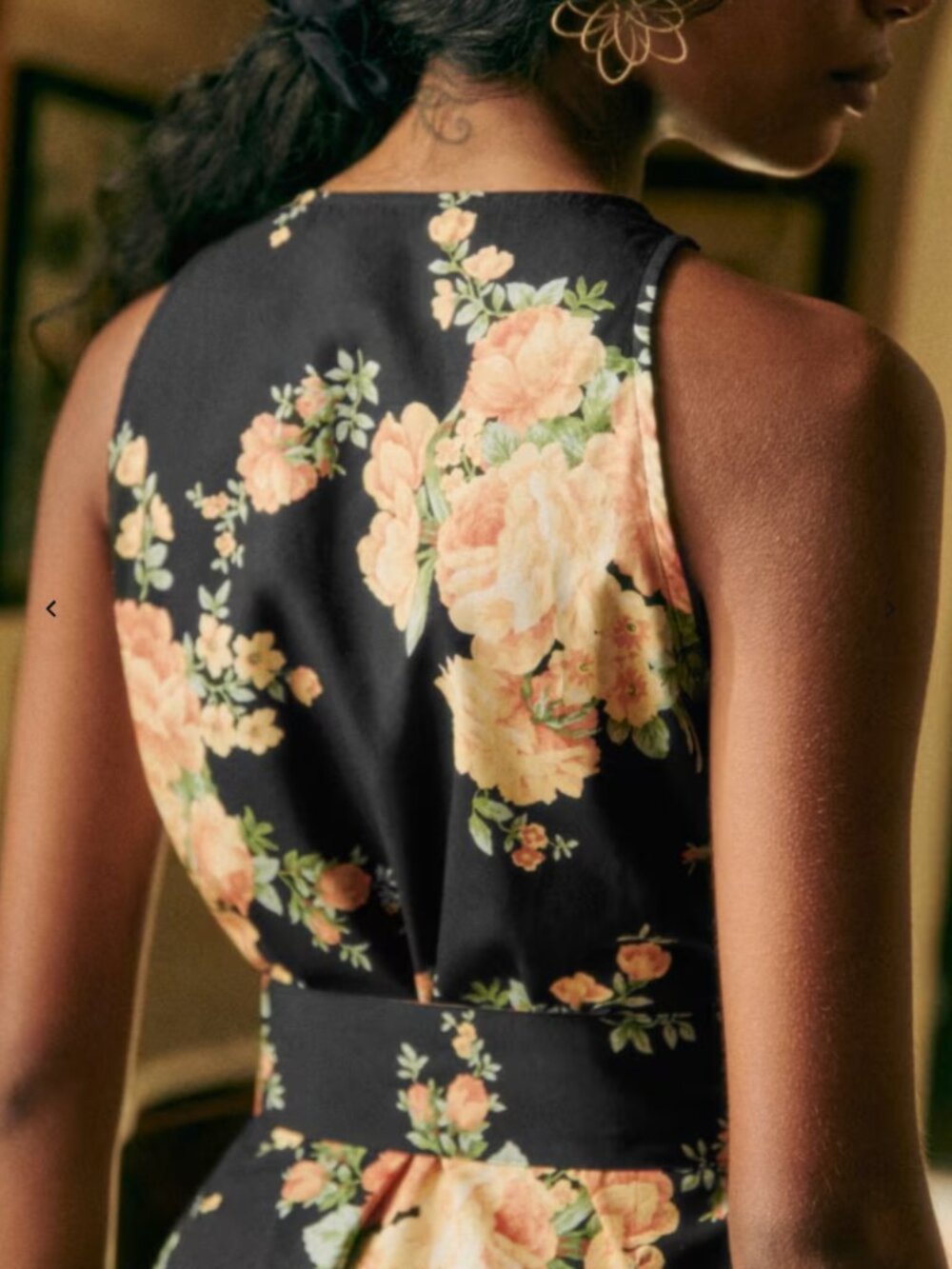 Sezane Solitta Dress Pila Print - Picture 2 of 7